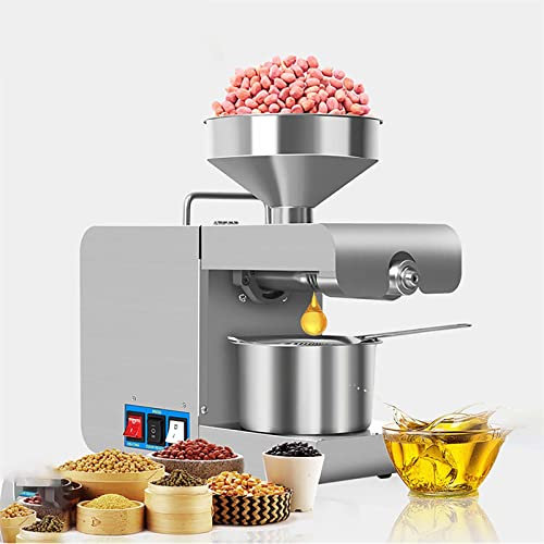 Sunflower Oil Machine, Seeds Olive Oil Extractor, Hydraulic Oil Press, Home Stainless Steel, Cold Oil Squeezer Extraction Machine