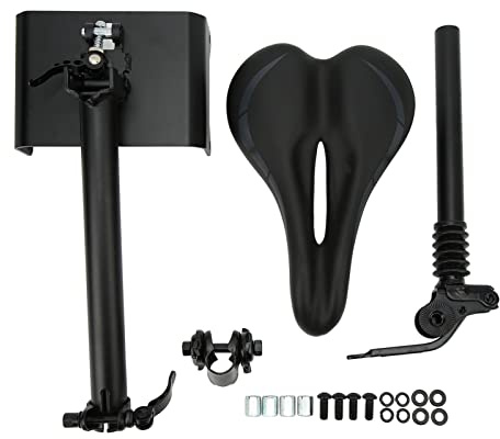 BuyWeek Sillín de Asiento para Segway para Ninebot F20 F25 F30 F40, Accesorios de Repuesto de Asiento Ajustable de Scooter Eléctrico