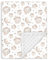 Couverture Bébé Et Enfant en Minky Douce Et Coton Oeko Tex pour Lit Bebe - 100x135 Cm - Couverture Enfant Maternelle pour Sieste - Plaid Bebe - Cadeau Naissance Fille Ou Garçon - Couette Bébé Hiver