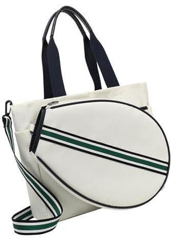 Oshhni Tennis-Einkaufstasche, Pickleball-Schlägertasche, abnehmbare Schlägerhülle, professionelle Tennisschlägertasche mit großer Kapazität, Badminton-Tasche