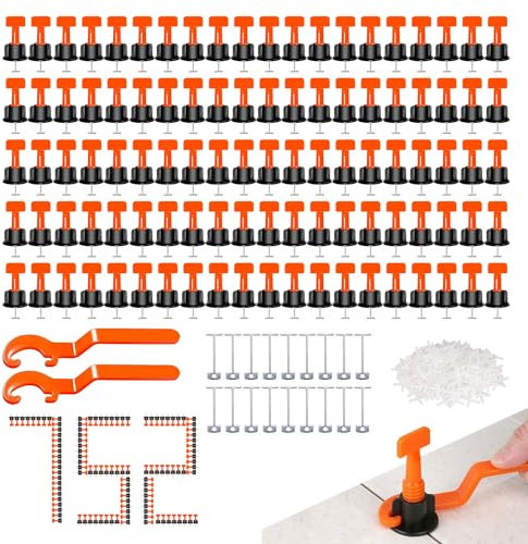 752 Pièces Croisillon Carrelage Autonivelant Calle de Nivellement pour Carrelage avec Croix de carrelage 2mm Croix de carrelage 3mm Clé à tuiles Pour Carrelage Carrelage Sol Carreaux de mur