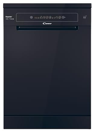 Candy Rapido CF 3E9L0B 13 Place Setting Dishwasher - Black