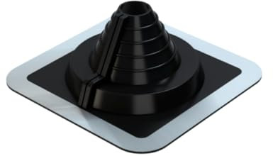 EPDM Rohrmanschette, Dachdurchführung, Dachabdichtungsflansch (für Rohrdurchmesser Ø40-100mm)