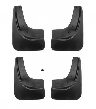 OMAC Schmutzfänger Kotflügel für Ford Focus 2004-2011 Limo Kasten ABS Schwarz 4X