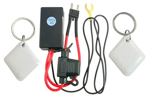 Mokassy Sistema de Bloqueo Oculto Antirrobo Sin Para Moto con Herramientas de Corte, Alarma Ca K0B8, Antidesgarro de Circuito