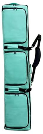 Snowboard Bag Skitaschen mit Rädern, tragbare wasserdichte Snowboard-Tasche, große Aufbewahrungskapazität für Roadtrips, Flugreisen Skiausrüstung(2 Fish)