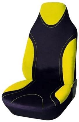 DATOUJLS Autositzbezug Universal-Autositzschutzbezüge Für Vordersitze Innenbezüge Auto-Vordersitze(1 Stück Gelb)