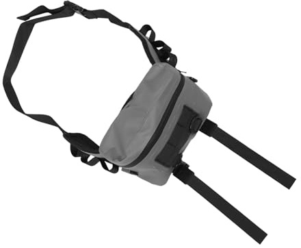 Abaodam Wasserdichte Herren-umhängetasche Angeltasche Mit Rutenhalter Brusttasche Zum Fliegenfischen Outdoor-hüfttasche Mit Viel Stauraum Für Angelausrüstung
