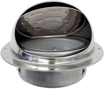 Clapet anti-retour en acier inoxydable 304 - Coupe-vent - 100 mm - 200 mm