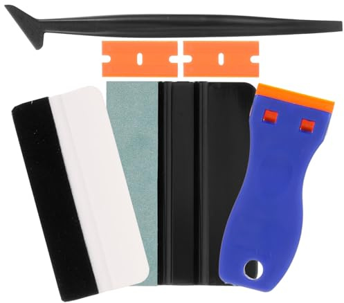 ZUNOXAZ Kit per Applicazione Pellicola Auto Strumento per Carta da Parati in Plastico per Applicazioni Automotive e Casa