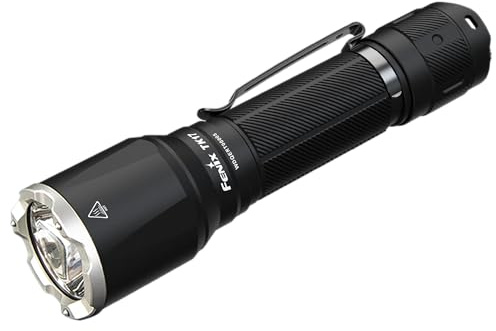 Fenix TK17 LED Taktische Taschenlampe, Extrem Helle 3600 Lumen, 330m, USB-C | Instant-Stroboskop, IP68 Wasserdicht, Taktischer Doppel-Schalter, Clip, 197g, EDC, für Polizei, Security, Notfall, Outdoor