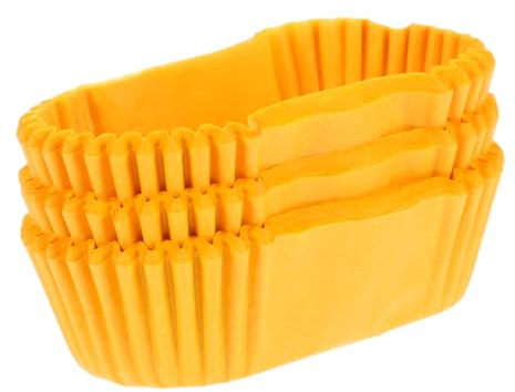 SOIMISS Pirottini Carta Ovali per Torte e Muffin Resistenti Olio e Acqua Contenitore Monoporzione per Forno e Servizio Carta Alimentare Sicura e Multiuso