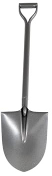 OWIJI Pala Da Giardino Paletta Attrezzi 100X23Cm Con Manico In Ferro Badile Da Muratore Manico Curvo Giardinaggio Edilizia Lavori Di Muratura Utensile
