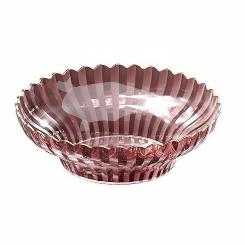 FytStycale Frutero Plástico Reutilizable Multiusos para Salón, Rojo Oscuro