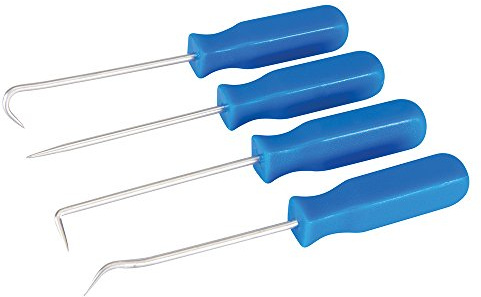 Silverline 427723 Stech- und Hakenwerkzeuge, 4-tlg. Satz 140 mm
