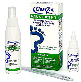 ClearZal Complete Fungal Nail Treatment | Foot and Nail System | Kills fungus, bacteria and viruses