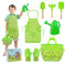 Jardineer Kids Gardening Set Metal – Durable Kids Gardening Tools, Unique Toddler Gardening Set, 7Pcs Kids Garden Tools Set Combo Pack