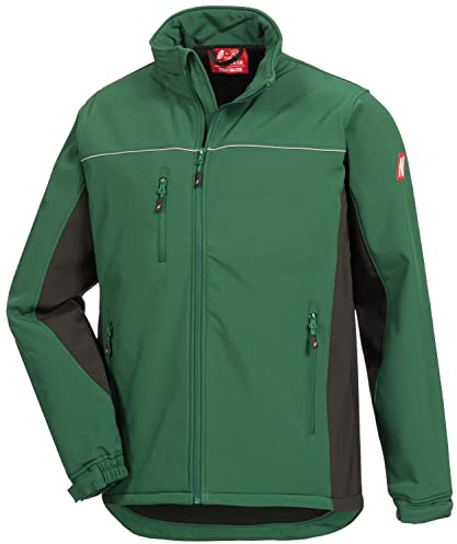 NITRAS Motion Tex Light 7154 Chaqueta Softshell - chaqueta cortavientos para el trabajo - verde - 5XL