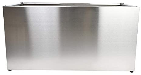 Köhko® Designer Hochbeet Rahmen aus Edelstahl als Bausatz TROG 150x50x40 cm