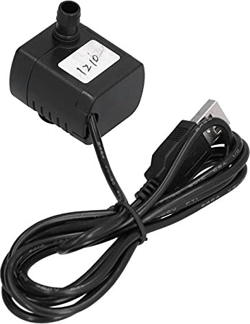 DC 12V Wasserpumpe Klein Springbrunnenpumpe Aquarium Pumpe 170L/H DC Wasserdichte Tauchpumpe Aquariumpumpe mit USB-Stecker für Aquarien Brunnen