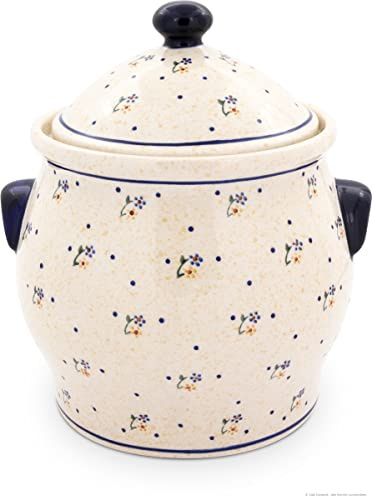 Bunzlauer Keramik Kartoffeltopf/Mehrzwecktopf/Keramiktopf 5 Liter Dekor 111