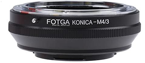 Fotga Objektivadapter-Konverter für Konica AR Mount Objektiv auf M4/3 Micro Four Thirds MFT spiegellose Kameras, für Panasonic GH5 GH6 GF6 G100 GF10 GX9 GX85 Olympus OM-1 E-M1 E-M10 III E-P7 E-PL8/9