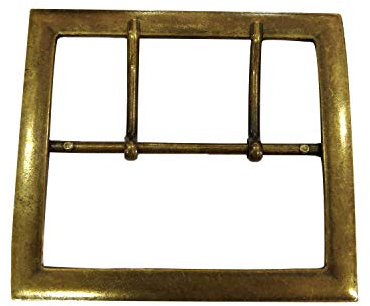 WedDecor 82 mm große rechteckige Unisex-Gürtelschnalle, Messing, langlebig, leicht, ausgefallene Clip-Riemen für Mode-Accessoires, Trenchcoat, Jacken, 50 Stück
