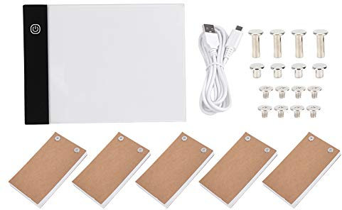 A6 Light Box Drawing Pad, Ultrathin LED Tracing Tablet USB LED Board Light Box Drawing Tracing Art Stencil Board (USB)