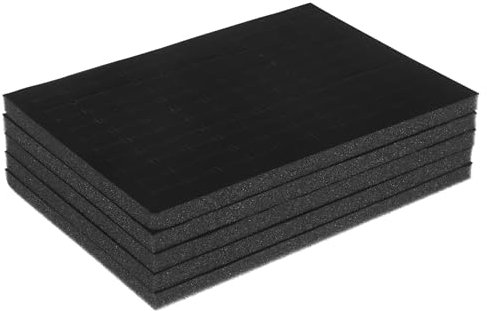 OATIPHO Cuscinetto Porta Gioielli in Spugna 5 Pezzi 11X7 Pollici Inserto Strutturato Per Scatole Di Gioielli Con 100 Slot Ideale Per Anelli Orecchini E Spille Organizzatore Salvaspazio