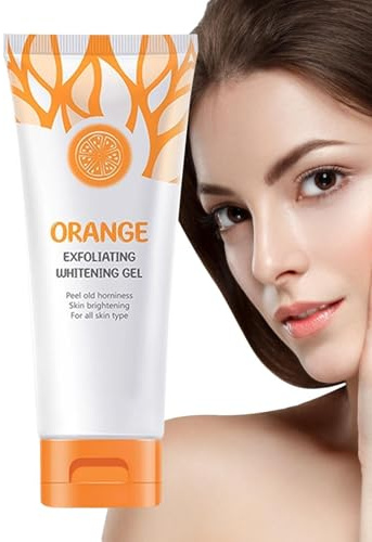 Scrub Viso, Esfoliante Viso Arancia Formula, Scrub Viso Donna Multifunzione,Esfoliazione Delicata Gel Detergente Viso Adatto Tutti I Tipi Di Pelle,Rimuovere Le Impurità E Lo Sporco In Eccesso,50g