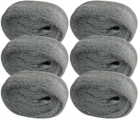 GEOGIEEW 24m Steel Wool Mice Blocker 00 - Heavy Duty Rodent Proof for Kitchen/Garage/Attic/Garden | Chew-Proof Mouse Repellent, Multi-Use Polishing/Cleaning | DIY Home Solution