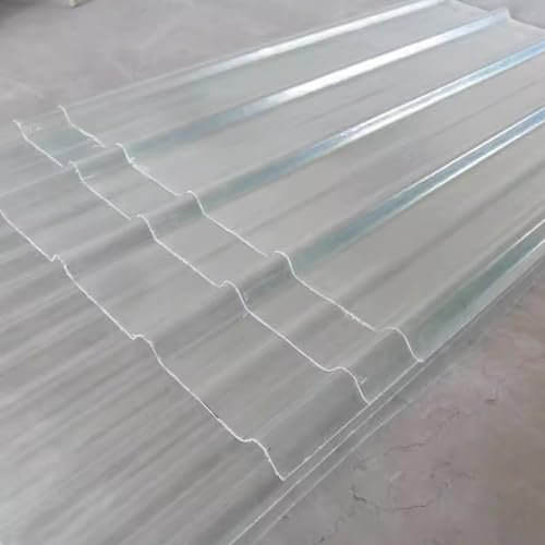 1,5 mm Glasfaserplatten für Gewächshaus, Markisen, Dachplatten, wasserdicht und stoßfest, 13 Stück (0,9 x 1,3 m)