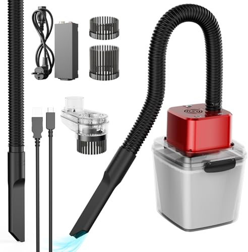 YIWEOG Kit d'aspirateur CNC Monster (M1) pour fraiseuse CNC TTC450/TTC450 Pro, fraiseuse à Graver, Moteur sans balais à Broche 775 et 500 W, engrenage Manuel/Automatique et Sac à poussière de 2,8 L