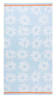 Marimekko Rakastaa Huevo rakasta Hamam Bath Towel 100 x 180 cm, lt.Blue, Off White, Naranja