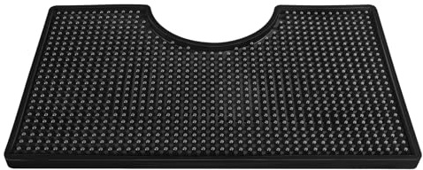 Abtropfschale for selbstgebrautes Bier, Barmatte aus PVC, hochwertige Auffangmatten for die Arbeitsplatte, U-förmige Barservice-Getränkematte for den Einsatz im Bierturm, 30,5 x 17 cm FüR Restaurants