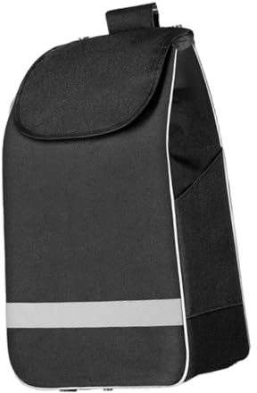 APLVFFZH Bolsa para Carrito de Compras, Accesorio de Tela Oxford, Reutilizable y Resistente al Agua, Negro, Universal