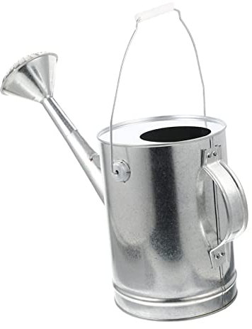 Garneck Annaffiatoio Zincato Beccuccio Ergonomico per Giardinaggio Indoor e Outdoor Resistente e Pratico per Piante e