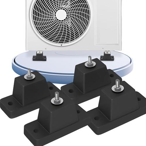 CXAFQ 4 Stück Stoßdämpfer, Schwingungsdämpfer Klimaanlage, Vibrationsdämpfer, Schockdämpfung, Geräuschdämpfung, Rutschschutz, Wasserdicht Und Feuchtigkeitsdicht, Für Den Von Klimaanlagen Und Pumpen