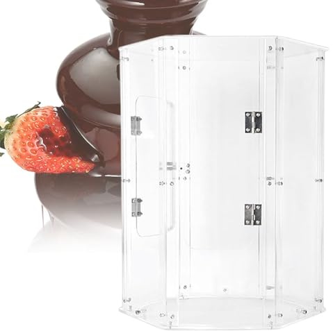 WOTZOV Couvercle pour Fontaine à Chocolat Chaud (4 à 7 étages) pour fêtes et Mariages,6tiers