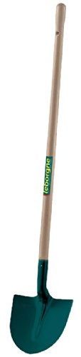 Leborgne 006251 Pelle carrée tôle 25 cm avec manche en Bois