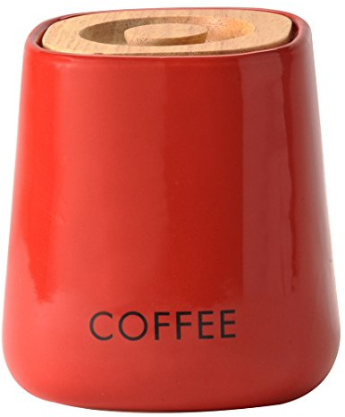 Price & Kensington Pot à café cubique Céramique Rouge