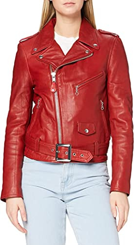 Schott NYC Lcw8600 Giacca di Pelle Donna (Pacco da 1)