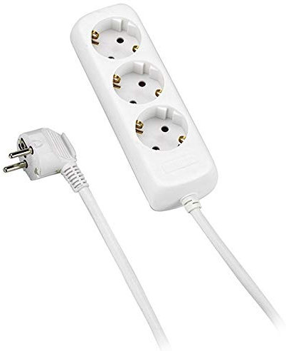 Alyco - MULTIPRISE 3 FICHES AVEC CÂBLE 3X1,5 1,4 MÈTRES - 199453