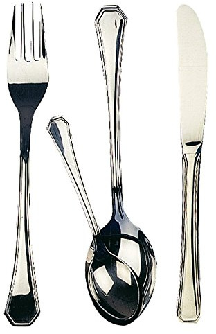 Cucchiai Dessert Corallo 15 Cm Acciaio Argento - 12 Unità