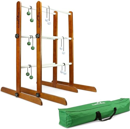 Ladder Golf – Turnier-Edition Doppelleiter-Ballspiel, offizielles Markenspiel
