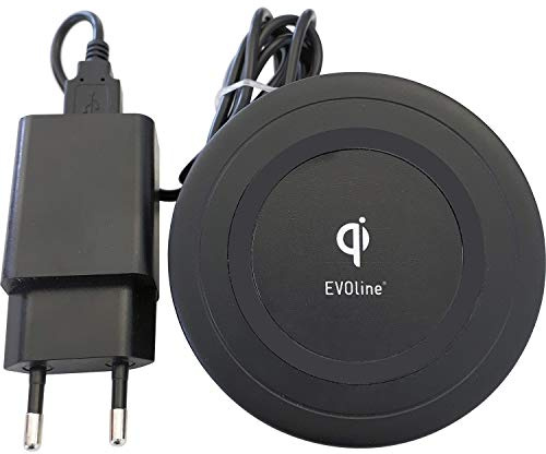 EVOline Wireless Charger (QI Ladefunktion), kabelloses Laden für Handys