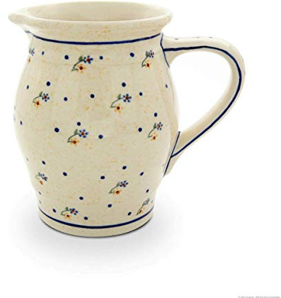 Bunzlauer Keramik Krug/Kanne, 1,4 Liter, Ø 18,3 cm, H 17,5 cm, Dekor 111