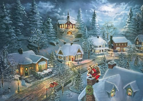 Schmidt 57529 Santas Silent Night, Thomas Kinkade, 1000 Teile Puzzle