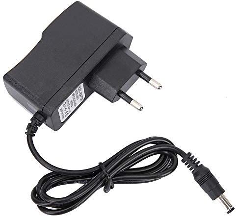 AYNEFY Musical Adapter Power, 9V Stromkabel Gitarreneffektpedal Netzteil, Spitze Negativ, 1000mA Maximalstrom, Kompatibel mit Tastatur Digitalpiano Pedal Verstärker(EU-Stecker)