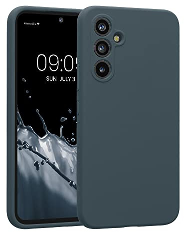 kwmobile Custodia Compatibile con Samsung Galaxy A54 5G Cover - Back Case per Smartphone in Silicone TPU - Protezione Gommata - ardesia scuro